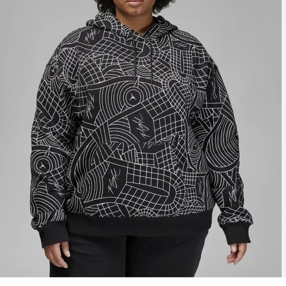 AIR JORDAN NWT Women's Brooklyn Loose Fit Pullover Hoodie Sweatshirt Size 1X